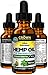 Hemp Oil for Pain & Anxiety, Full Spectrum Hemp for Stress, Sleep & Mood, Joint Pain, Skin Health, Inflammation, Omega 3 6 9