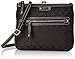 Nine West 9S Jacquard Cross Body Bag, Black/Black, One Size