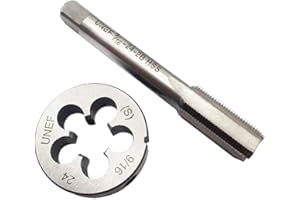 ASZLBYM 9/16-24" Tap And Die Set ，UNEF HSS right hand Machine Tap & Die