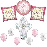 Baptism Girl Cross Balloon Decoration Kit