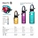 WaterFit Vacuum Insulated Water Bottle - Double Wall Stainless Steel Leak Proof BPA Free Sports Wide Mouth Water Bottle - Travel Straw Lid or Narrow Lid Mug –12 to 32oz -5 Colors with Paracord Handle