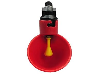 Justfund 4 Pack Automatic Poultry Waterer Chicken Drinker Cups