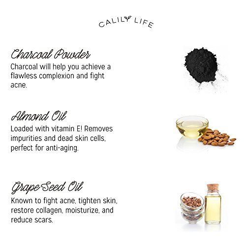 Calily Life Organic Deep Cleansing Activated Charcoal Body Scrub and Face Scrub with Dead Sea Minerals, 23 Oz. – Deep Moisturizing and Nourishment - Exfoliates, Removes Wrinkles and Revitalizes Skin