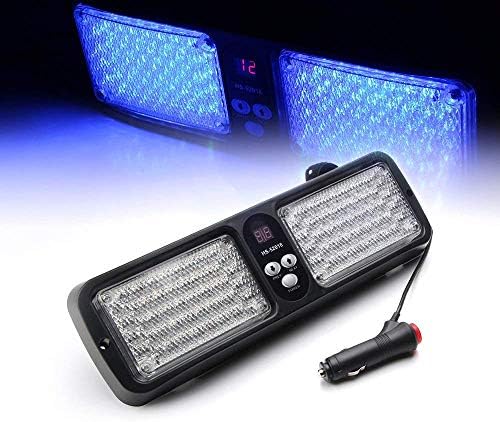 League Co 12v 86ledサンバイザーストロボフラッシュライト 12点滅ストロボモード Led緊急ハザード警告ランプ ストロボライト 商用トラック ボート車に対応 レッド ブルー B07nypvj6n 1 195円 セール開催中最短即日発送 新作 人気 送料無料 激安 お買い得 キ フト