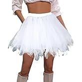 Coridy Layered Tutu Skirt Dance Tulle Skirts Ballet Tutus Skirts Festival Tutu Costume for Women and Girls