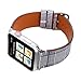 MeShow 41mm 40mm 38mm Slim Leather Leopard Style Watch Band Strap Wrist Band with Silver Metal Adapter Replacement for iWatch Series 8/7/6/5/4/3/2/1(Not for iWatch 44mm/42mm)