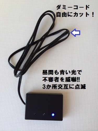 Amazon Co Jp カー セキュリティー 車 防犯 装置 ダミー Led ライト ブルー 点滅 車 バイク