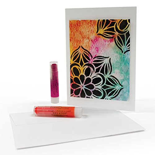 Faber-Castell Mixed Media Paper Stencils - 103 Collection - 13 Reusable Mandala Stencils