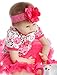 SanyDoll Reborn Baby Doll Soft Silicone Vinyl 22inch 55cm Lovely Lifelike Cute Baby Boy Girl Toy Beautiful Princess Dress