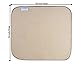 SINLAND Microfiber Dish Drying Mat Super Absorbent Dish Drying Rack Pads Kitchen Counter Mat 16Inch X 18Inch Brown & Cream 2 Pack