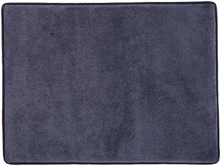 Townhouse Memory Foam Bath Mat Soft, Luxury Cushioned Pad for Bathroom Floors ，Non-Slip, Absorbent, Baby Shower Mats ， Cushions and Dries Feet，Bathroom Rug Carpet 16x22– Midnight Blue