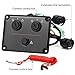 RUPSE Outboard Dual Engine Key Switch Panel Set Twin Switch for Yamaha Outboard Engine 6K1-82570
