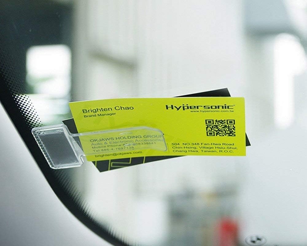 3/10pcs Car Parking Ticket Clip Fastener Permit Card Bill Holder Car