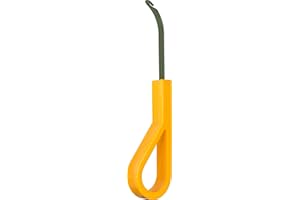 Jonard Tools JIC-3209, Xylan Insulated Cable Lacing Needle with Yellow Grip Handle, 5 1/2" Length