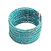 Susenstone®Women Bohemian Beads Beaded Bracelet, Chain Open Design (Blue)