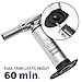 Blow Torch - Crème Brulee Torch - Best Butane Torch Lighter - Culinary Torch - Kitchen Torch - Cooking Torch - Chef Torch - Food Torch with Safety Lock Adjustable Flame - Kitchen Gifts For Woman Man