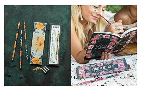 Papaya Women's Art Drawing 6 Count Graphite Pencils (Gypsy Rose) - Thumbnail 3