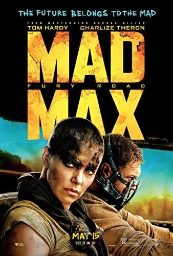 Mad Max Fury Road Movie Poster approx size 11x8 inches by 11X8 INCHES