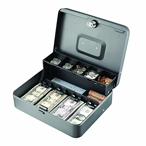 STEELMASTER Tiered (Cantilever) Cash Box, Gray, 2216194G2 (Certified Refurbished) - Thumbnail 4