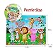 Puzzles for Kids Age 3-8 [60 Piece] Wooden Animal Jigsaw Puzzles Toddler Preschool Educational Learning Toys Boys & Girls Gifts with 4 Theme - Dinosaur, Safari, Benthos and Space