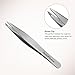 SuchATweeze Stainless Steel Slant Tweezer - Well Designed Protected Tip - Precision Plucker for Men and Women - Perfect for Ingrown and Facial hairs - 5.12” x 1.97” x 0.59“(Set of 4)