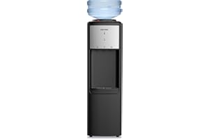 ICEVOKE Hot & Cold Water Dispenser, Top Loading Water Cooler Dispenser for 3 or 5 Gallon Bottles, 3 Temperatures Top Load Wat