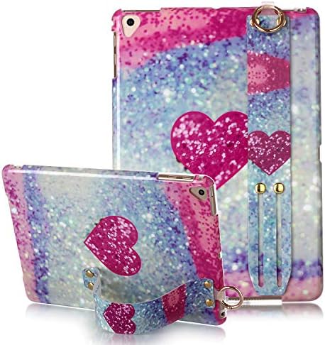 New iPad 9.7 2017/2018 case, Yoomer Marble Design Slim Thin Soft TPU Bumper Glossy Skin Anti-Scratch Protective Case with Adjustable Stand for iPad 9.7 5th / 6th Generation