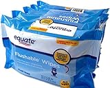 Equate Flushable Wipes 5-Pack of 48 Ea. (240ct)