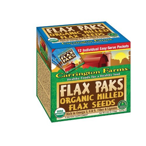 ORGANIC MILLED BROWN FLAX PACK 12 PACKETS (CASE...