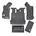 Bedrug - Jeep Cargo Kit | 2007 - 2010 Jeep Wrangler JK UNLTD 4 Door, Cargo Liner w/ Tailgate & Tub Liner | Grey - 5 pc. | BRJK07R4