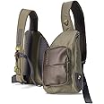 Orvis Mini Sling Pack (26B2) Shoulder Strap Tackle Backpack - Fly Fishing Tool Bag of 100% Recycled ECO CORDURA Fabric With TPU Coating, 5-Liter Capacity and Internal Features, Dusty Olive - One Size