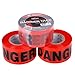TopSoon Red Danger Tape Roll Do Not Enter Barricade Tape 3-Inch by 1000-Feet, Premium Construction Tape Red Color Caution Tape Safety Barrier Tape