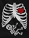Halloween Funny Sexy Pregnant Xray Skeleton Baby Boy Women Tank Top