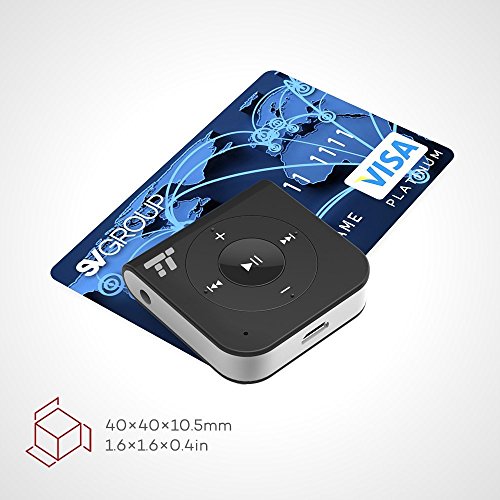 image for 15 Hour Bluetooth Receiver/Bluetooth Car Kit, TaoTronics Portable Wire