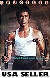 Bruce Lee white tank top double nunchucks POSTER 21 x 31 martial arts karate kung fu master and movie star (sent FROM USA in PVC pipe)