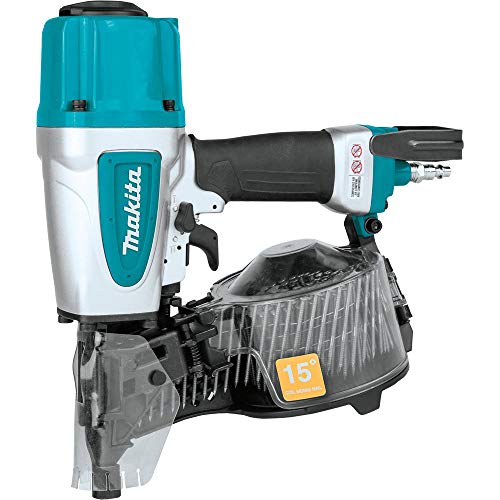 Makita AN613 Pneumatic 15Β° 2-1/2" Siding Coil Nailer