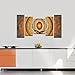 Wieco Art Orange Trees Dancing Couple 5 Piece Giclee Canvas Prints Wall Art Abstract Pictures Paintings for Living Room Bedroom Home Decorations Modern Stretched and Framed Conptemprary Artwork