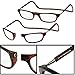 Clic Magnetic Reading Glasses for Men or Women, Computer Readers, Original (S-M, Red, 1.75 Magnification)