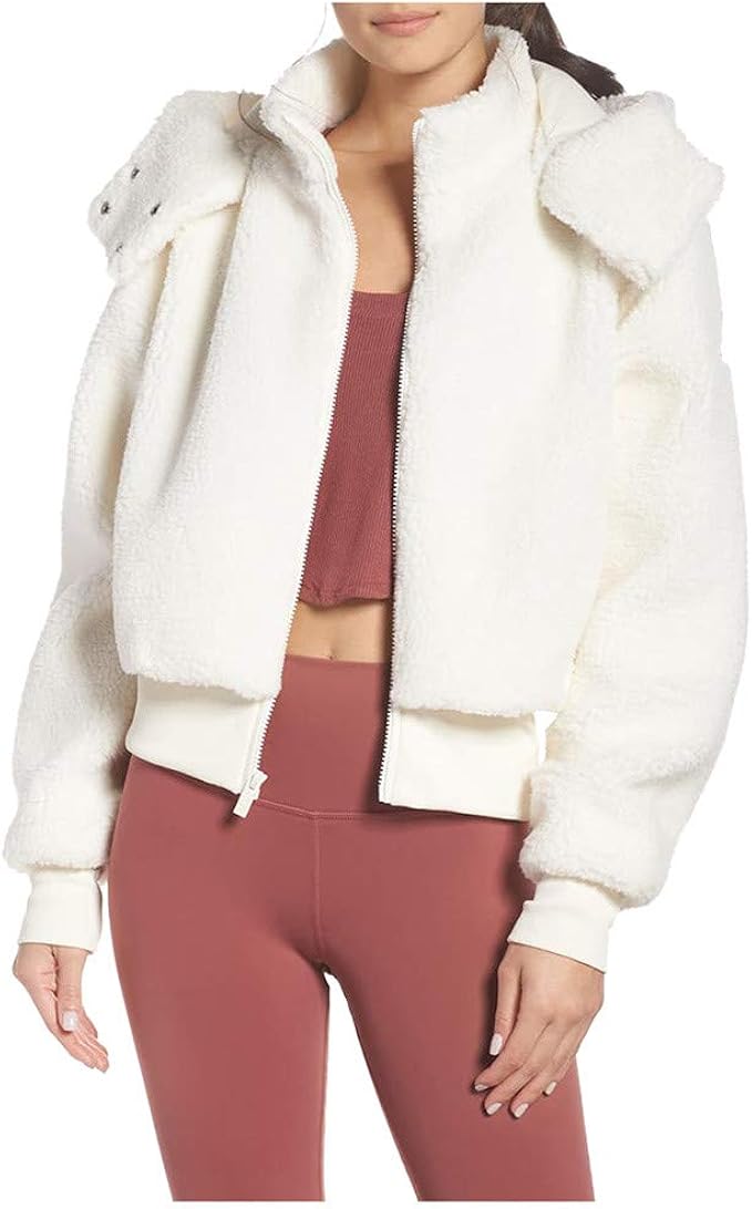 cropped teddy bear hoodie