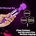 Massage & Relaxation Handheld Electric Massagers USB Recharge Purple Vibrators