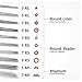 1TattooWorld 50 Pcs 9 Round Liner Sterilized Tattoo Needles, OTW-50-9RL