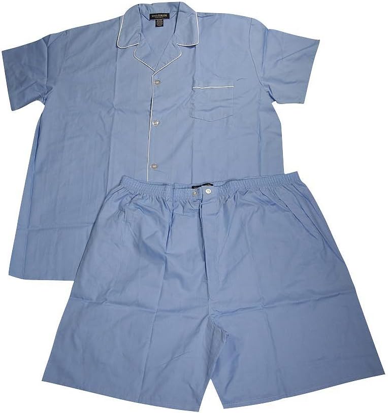 State O Maine - Mens Short Sleeve Broadcloth Short Pajamas