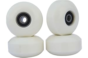 FREEDARE Skateboard Wheels 52mm and Bearings, Spacers Installed 92A for Street Tricks(Pack of 4)