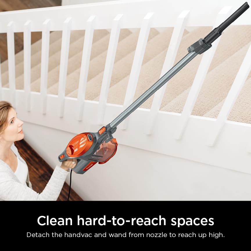 Shark HV302 Rocket Pet Corded Stick Vacuum, Lightweight with Swivel Steering for Carpets & Hard