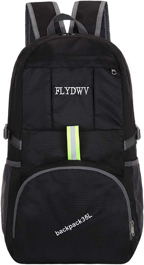 FLYDWV 35L Lightweight Packable Waterproof Travel Hiking Backpack Daypack