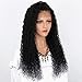 Persephone Curly Human Hair Lace Front Wigs For Black Women Brazilian 13x4 Lace Front Human Hair Wigs With Baby Hair Pre Plucked Bleached Knots 18 Inch