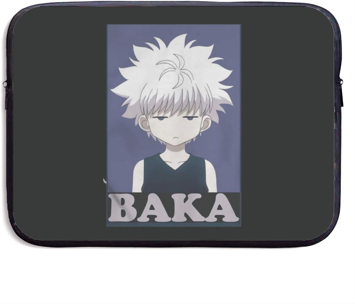 Hunter X Hunter-Killua Zoldyck-baka Laptop Sleeve Bag 13/15 Inch Notebook Computer, Water Repellent Polyester Protective Case Cover Theme Design Laptop