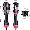 Hair Dryer Brush, Hot Air Brush, 4-in-1 Negative Ionic Hair Blow Dryer Brush for All Hair Types, Multifunctional Hot Air…