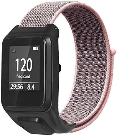 htfrgeds Sport Wristbands Compatible for Tomtom Runner 3/Adventurer for Sport Watch Straps, Soft Lightweight Breathable Woven Nylon Sport Loop Replacement Bands for Tomtom Runner 3/Adventurer