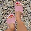 Roxoni-Womens-Summer-Flip-Flop-Open-Toe-Jelly-Glitter-Slide-Sandal-Slippers